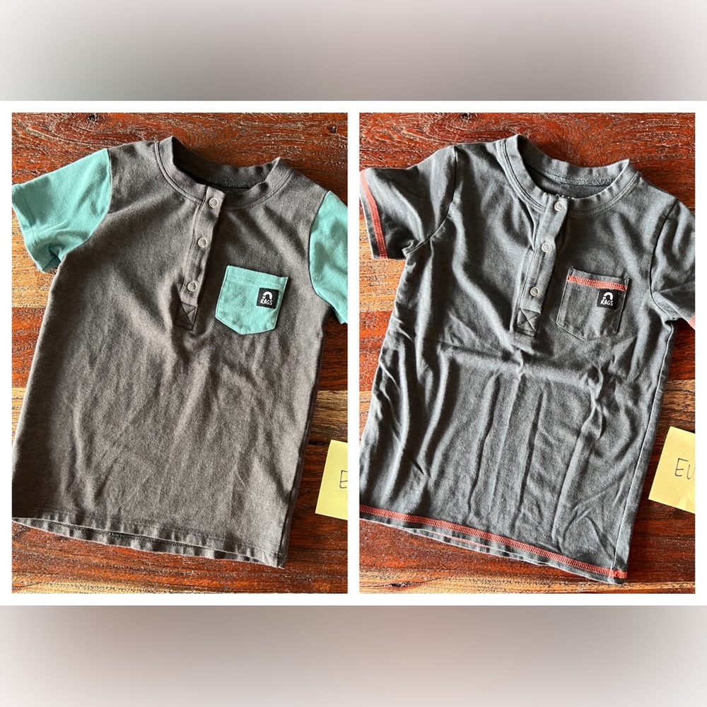 Rags EUC size 2T essential tees set of 2
